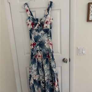 Sleeveless Floral Dress Size Small